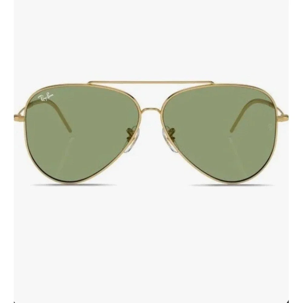 Ray-Ban Aviator Reverse Sunglasses ORBRO101S ARISTA DARK GREEN MIRROR59mm w/case